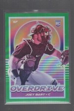JOEY BART 2021 PANINI CHRONICLES OVERDRIVE GREEN PRIZM ROOKIE #4 /75
