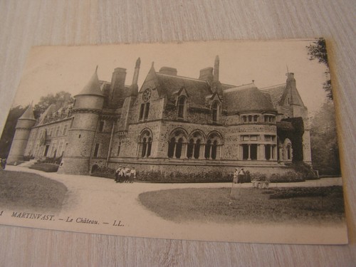 carte postale martinvast le chateau vers1900 ref46 M ) - 第 1/2 張圖片