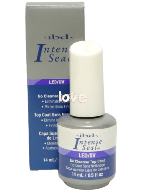 IBD Intense Seal LED/UV Gel Nail Polish 0.5fl.oz No Cleanse Top Coat Builder
