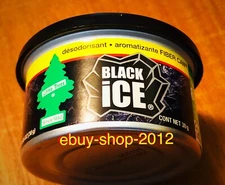 BLACK ICE Fiber Can AIR FRESHENER 1.05 Oz By Little 🌲 Trees