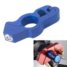 Handlebar Lock Anti-Theft Grip Throttle Security Bike Scooter ATV Blue Motor