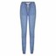 thumbnail 12 - Jeans waist denim Womens long skinny stretch trousers elastic drawstring pencil