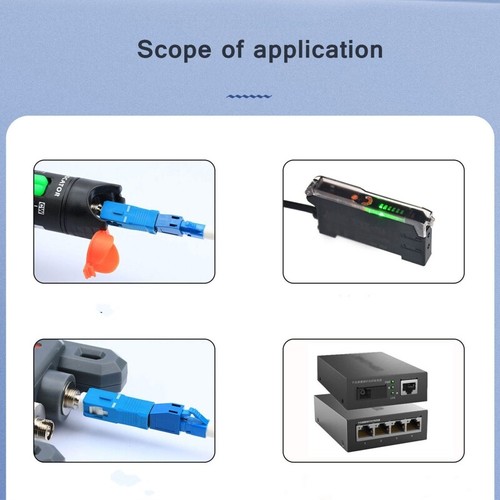 Single Mode Male to LC Female Hybrid Optical Fiber Adapter Connector - Photo 4/8