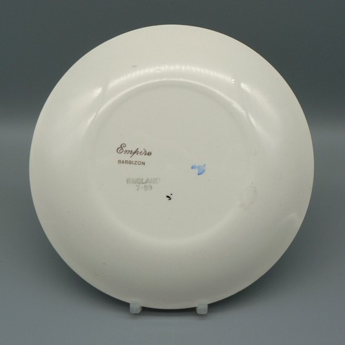 EMPIRE BARBIZON 4 SIDE PLATES 1959 TEA CAKE SANDWICH KITSCH ATOMIC FUN HARLEQUIN - Picture 11 of 11
