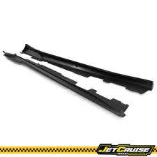 Fits 16-24 Chevy Camaro V3 Style Matte Black Side Skirts Rocker Panel 4PCS PP