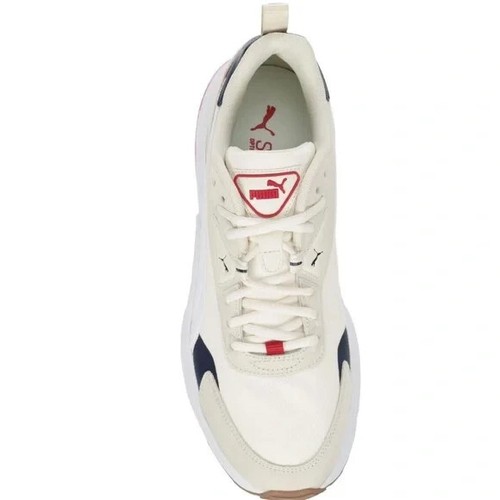 Puma Vis2K Sneakers Men's US 13 Ivory Round Toe Low Top Casual Shoes TF6985 - Picture 4 of 12