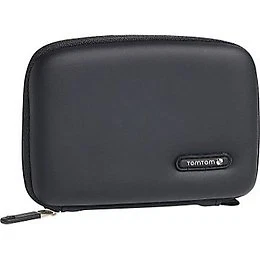 Black Leather Car GPS Cases and Skins for TomTom