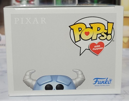 Funko Pop! Sulley SE azul metálico Make-A-Wish con protector gratuito - Imagen 5 de 6