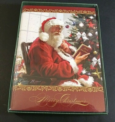 Santa with Good Children List Richard Macneil 18 cards Masterpiece Studios