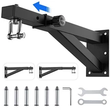 Heavy Bag Hanger - Wall Mount Punching Bag Hanger, Adjustable Heavy-Duty 