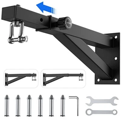 BAIYUAN Heavy Bag Hanger - Wall Mount Punching Bag Hanger, Adjustable Heavy-Duty