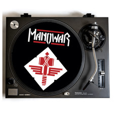MANOWAR Turntable Slipmat for Vinyl Records 12" DJ Slip Mat heavy metal vinyls