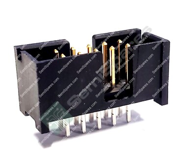 7 pcs. TE 5103309-1 CONN HEADER VERT 10 POS 2.54MM 