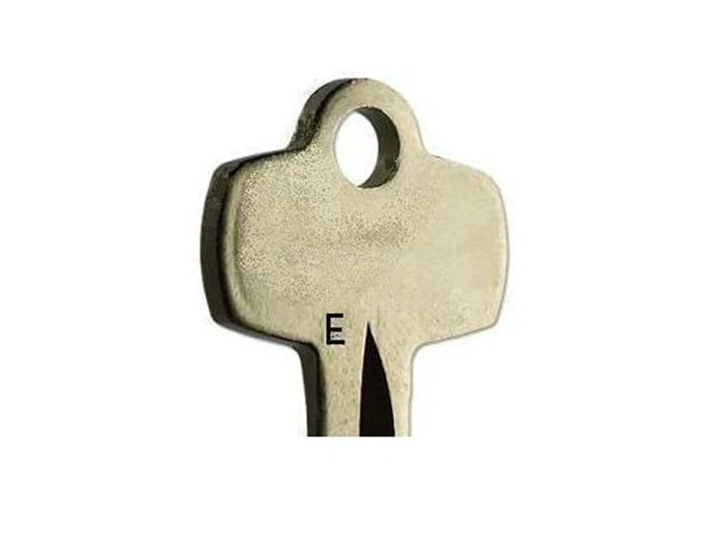TWO NICKEL SILVER FITS BEST KEY BLANKS FOR "E" KEYWAY - product detail image 5