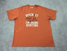 Bass Pro Shops T Shirt Mens 2XL Orange Short Sleeve Buck It I'm Going Hunting