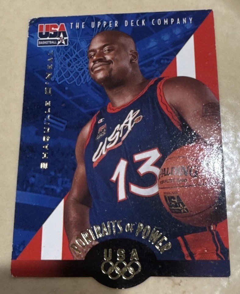 1996 Upper Deck USA Basketball Deluxe Gold Edition - Shaquille O'Neal #53