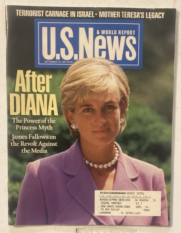U.S. NEWS & WORLD REPORT SEPT. 15, 1997 "AFTER DIANA"