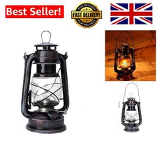 Exquisite Vintage Storm Lantern - 15 Hour Antique Kerosene Oil Lamp for Camping