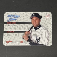 2002 Donruss Studio #SS-9 Derek Jeter BASEBALL New York Yankees HoF The Captain