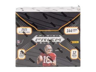 2025 PANINI PRIZM BLACK FOOTBALL HOBBY BOX