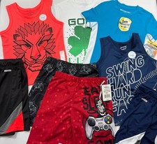 BOYS SPRING SUMMER CLOTHING LOT SIZE XS 4-5 / NWT / 8 PIECES/ LOT 8