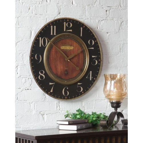 Uttermost Alexandre Martinot 23-inch Round Wall Clock - Picture 2 of 2