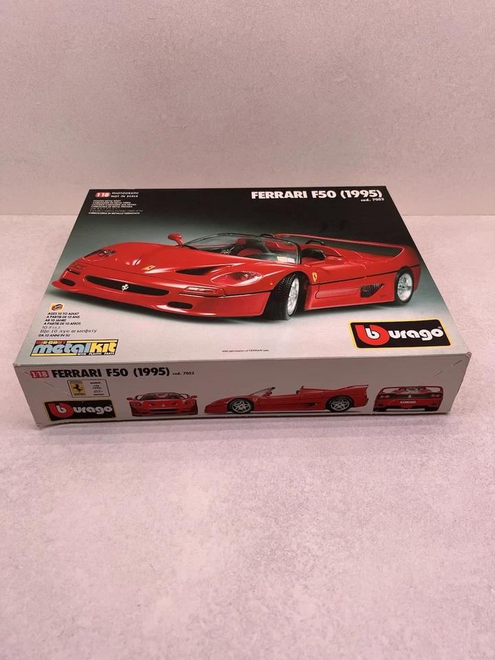 Ferrari F50 (1995) - Bburago - Metal Kit 1/18 - Da Montare - Immagine 2 di 4