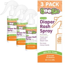 No-Rub Diaper Rash Spray for Babies - 1.7 fl oz 3 Pack
