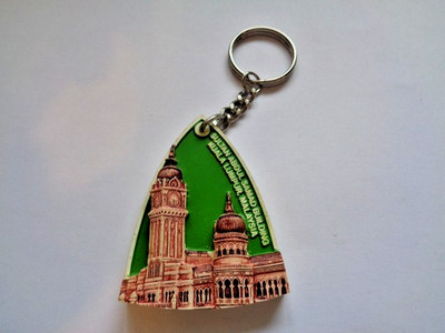 Vintage Sultan Abdul Samad Gebäude in Kuala Lumper Malaysia Schlüsselanhänger Kunststoff