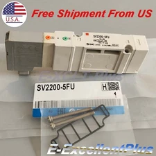 Solenoid Valve For SMC SV2200-5FU 2-Position Double Solenoid 4Pin 24V 0.1-0.7MPa