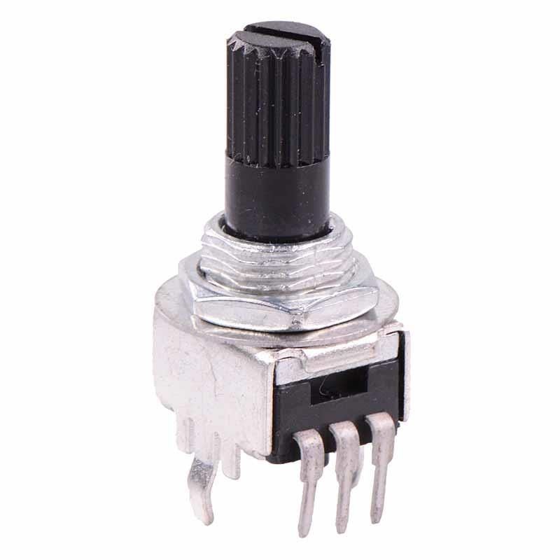 10 x 250K Linear 9mm Potentiometer Knurled 6mm Shaft
