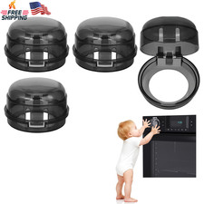 4 Pack Baby Proof Gas Stove Knob Covers Heat Resistant
