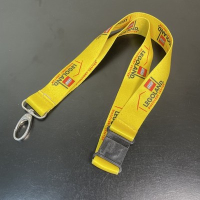 LEGOLAND Discovery Center Yellow Lanyard Souvenir ID Badge Holder Theme Park