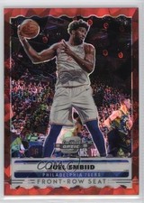 2019 Contenders Optic Front Row Seat Red Cracked Ice Prizm Joel Embiid #13 0l19
