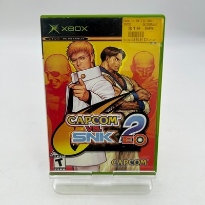 Capcom vs. SNK 2 EO Microsoft Xbox - CIB w/ Manual! PRISTINE + Mint Disc!