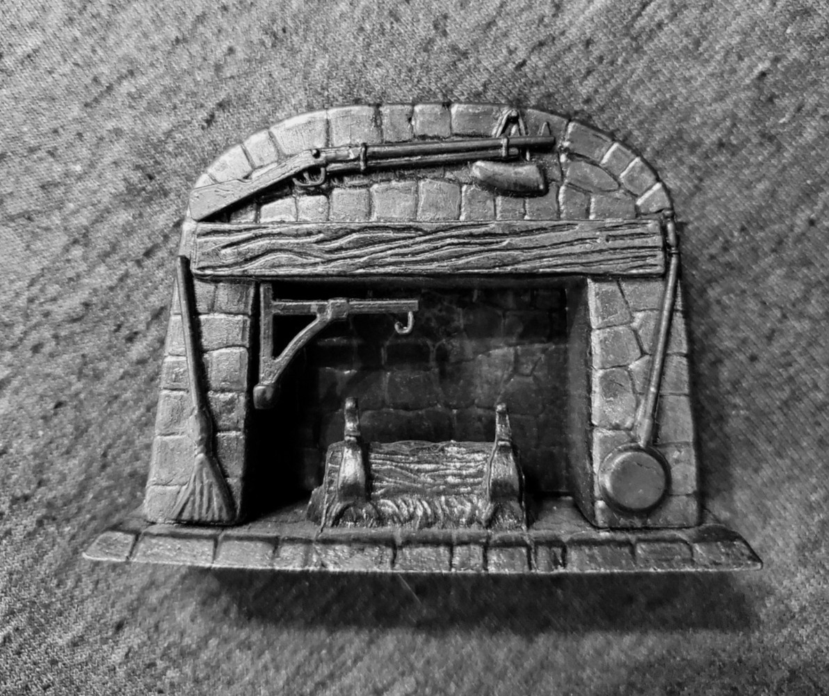 Durham Industries 1976 Die Cast Metal Miniature Fireplace #30
