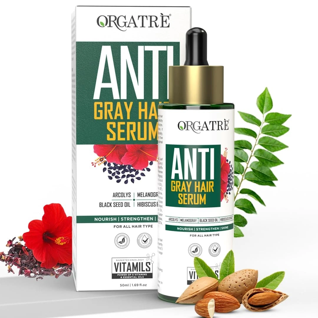 Orgatre Anti Grey Hair Serum For All Hair Types 50ml