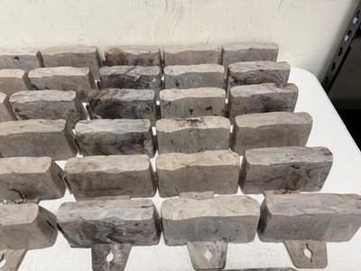 EasyFlex No-Dig Landscape Edging Kit 15ft Stone-Look w/ Anchoring Spikes
