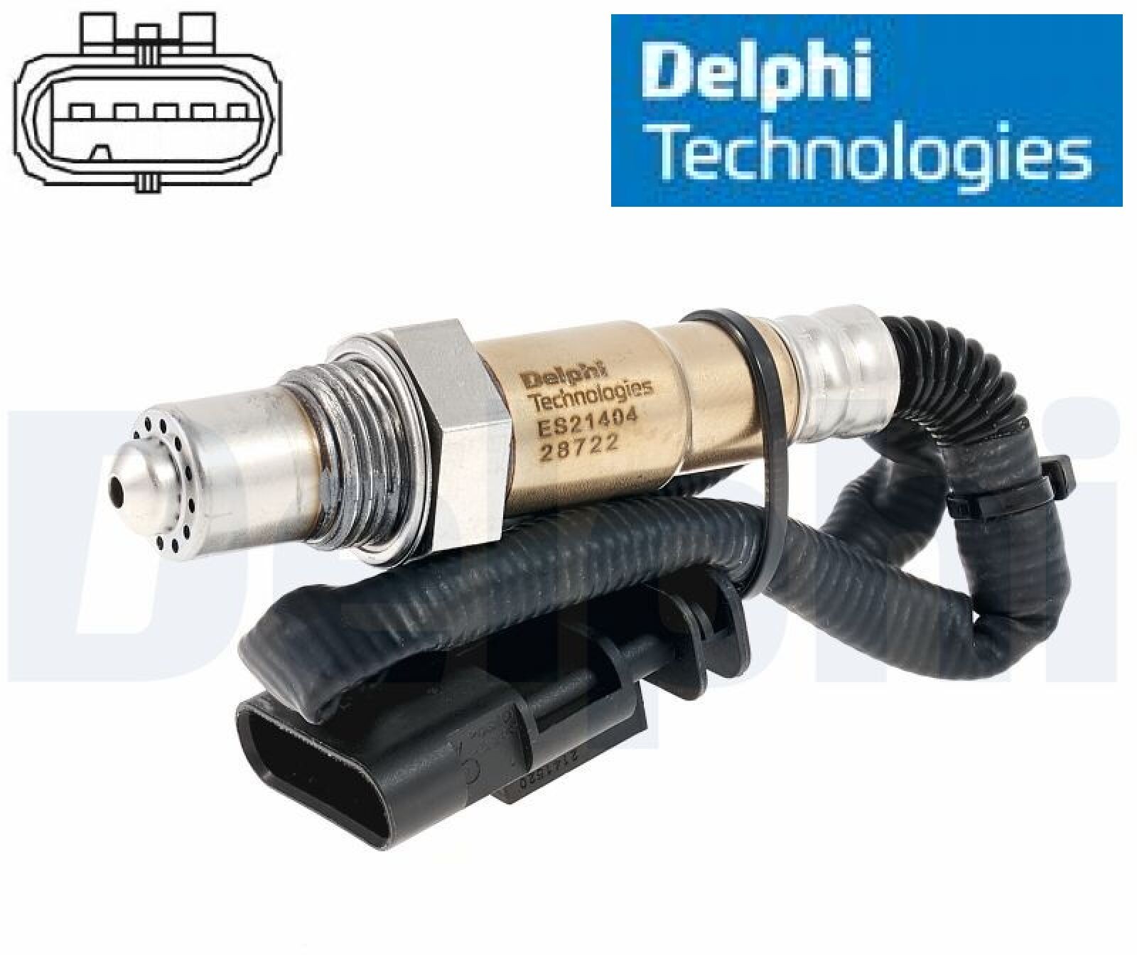 Delphi ES21404-12B1 Lambdasonde Lamdasonde für Opel