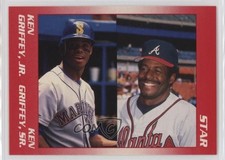 1991 Star Ken Griffey Jr/Sr Ken Griffey Jr #1 HOF 3bh