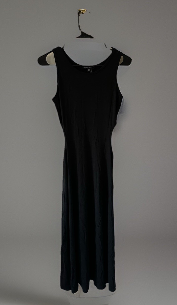 See You Monday Los Angeles Women's Solid Black Sleeveless Dress M