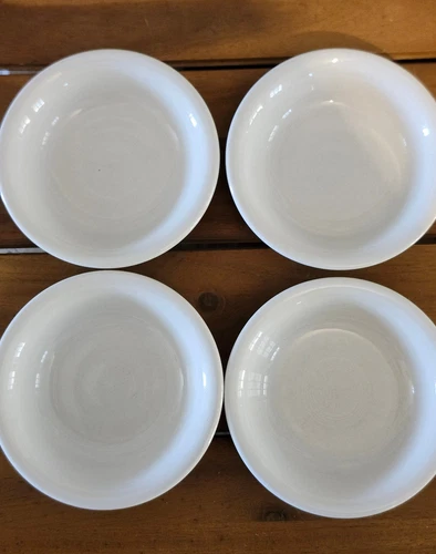 HOMER LAUGHLIN FIESTA Vintage white Fruit or Dessert Bowl set of 4 ceramic