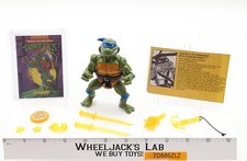 Storage Shell Leonardo Black Belt 100  Complete TMNT 1994 Playmates Figure