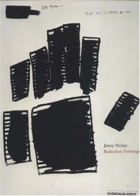 JENNY HOLZER: REDACTION PAINTINGS By Robert Storr - Hardcover
