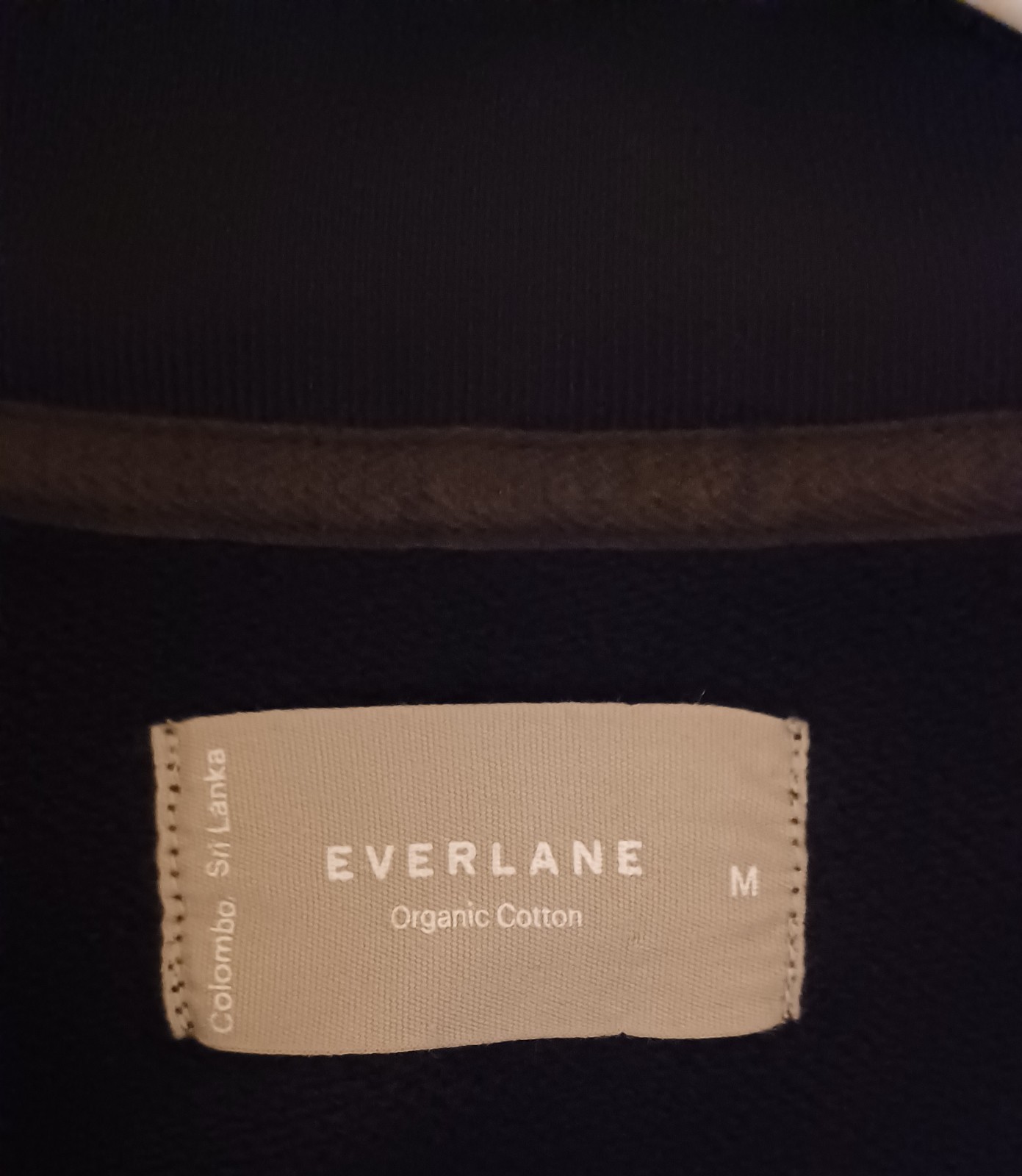 EVERLANE The Track Half Zip Pullover Medium Sweat… - image 9
