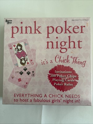 Pink Poker Night It s A Chick Thing