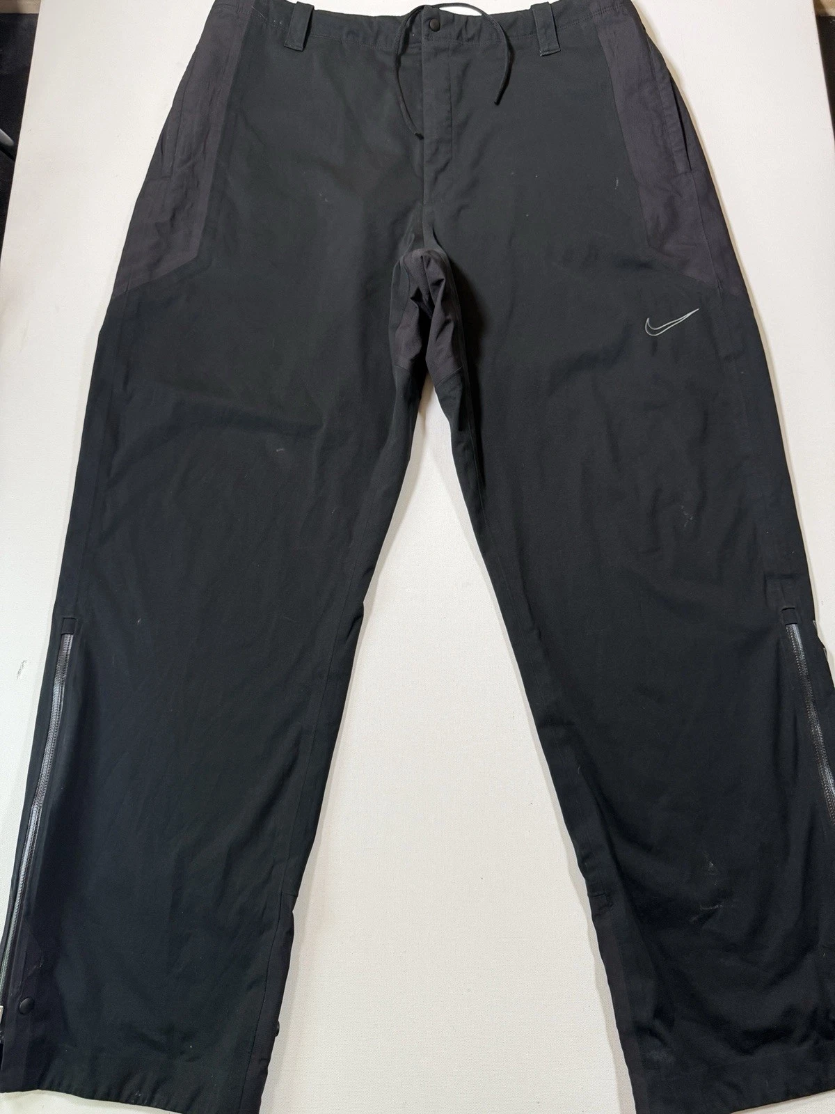 Nike Pants Mens 2XL 38x32 Black Storm-Fit Rain Waterproof Golf Ankle 416274-010