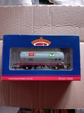 BACHMANN 00 GAUGE 37-577A TTA TANK WAGON SHELL/BP GREY  EXC/BOXED WEATHERED
