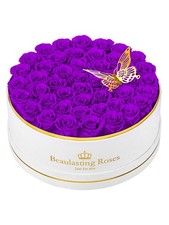 Preserved Roses Forever Flowers Real Roses in a Box Mother's Day Birthday Flo...