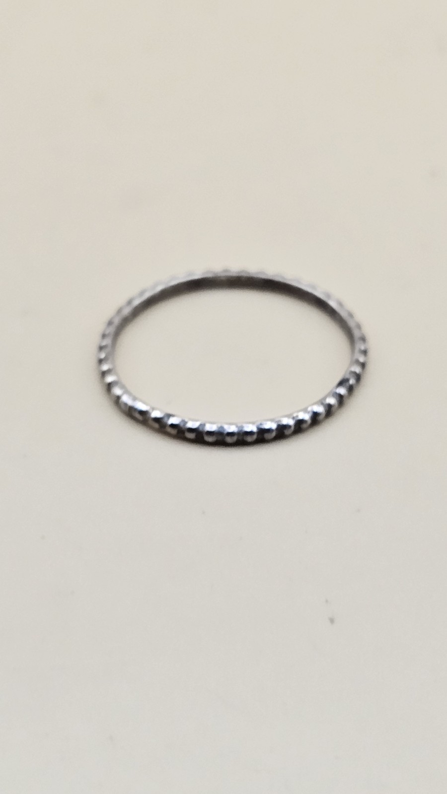 Stunning Sterling Silver Stackable Band Ring Desi… - image 1